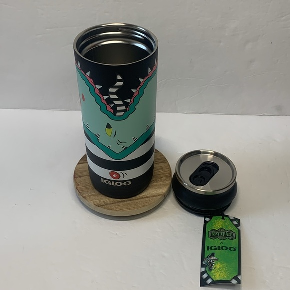 Beetlejuice SANDWORM 16 oz Tumbler Igloo Stainless Steel Can NWT - Picture 4 of 10